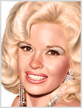 Lorenzo artworks, portraits, Jayne Mansfield