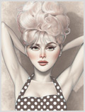 Lorenzo artworks, portraits, Blondie